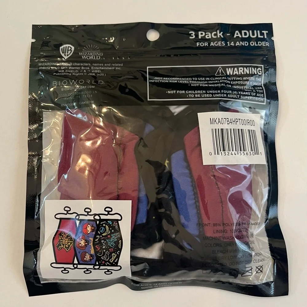 New & sealed 12 packs of masks 36 total Harry Potter Bioworld will split up